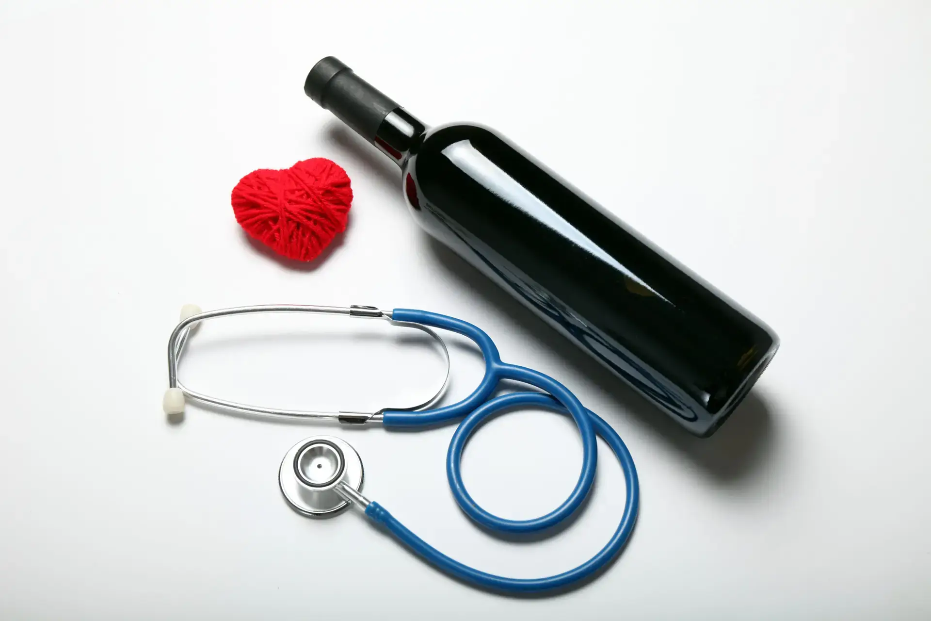 bottle of red wine promoting vitamin d