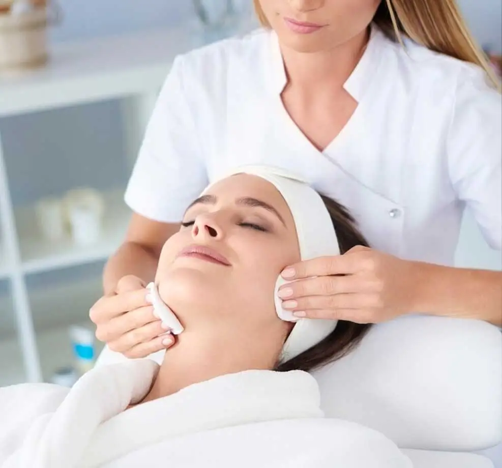 woman receiving aesthetics treatment | Anti-aging | The IV Lounge