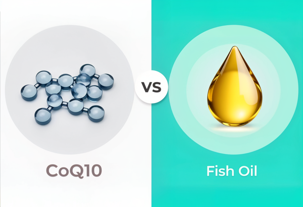 CoQ10 vs fish oil for blood pressure