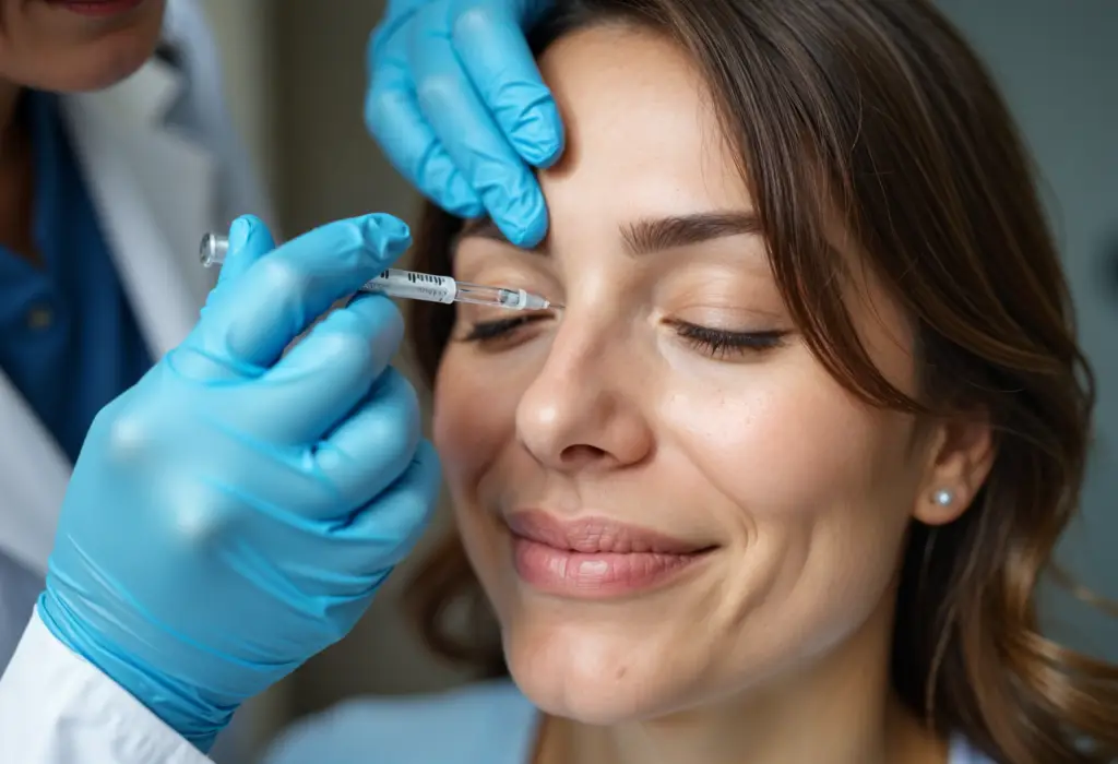 crows feet Botox